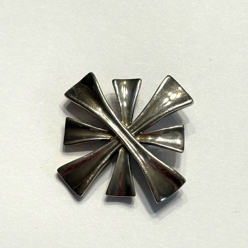 Vintage Robert Lee Morris RLM Pin Brooch Sterling Silver Signed - Picture 2 of 6